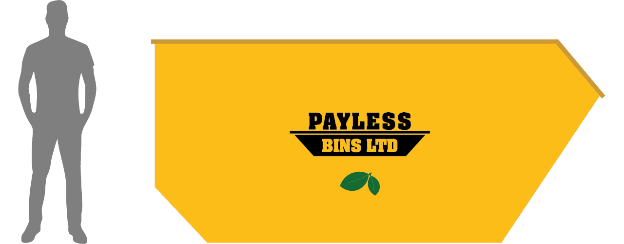 9 Cubic Metre Green Waste Bin